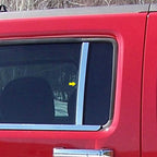 2pc Stainless Steel Rear Door Pillar Posts Replacement for Hummer H3 (2006–2009)