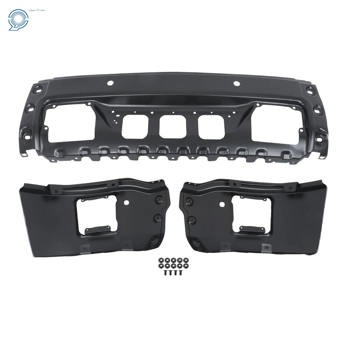 Steel Black Front Bumper with Sensor Hole for GMC Sierra 1500 (2014–2015)
