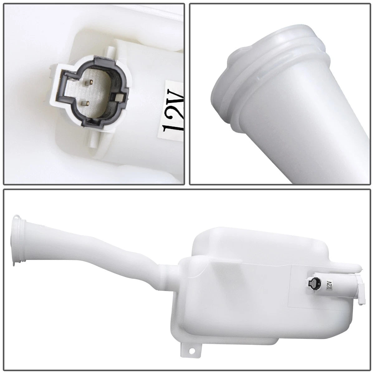Windshield Washer Reservoir Tank w/ Cap for Infiniti I30, Nissan Maxima (1995–2001)