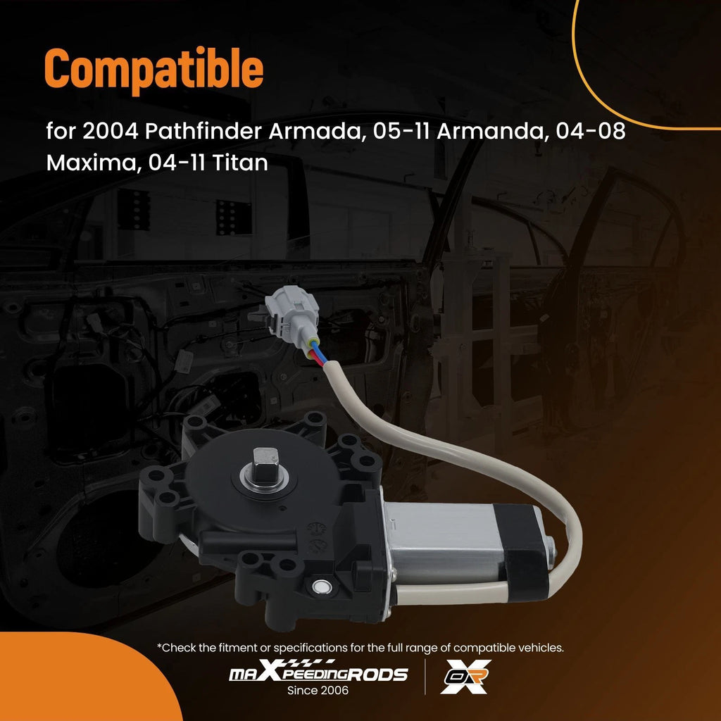 Power Window Motor Rear Left for Nissan Titan Armada (2004-2011)