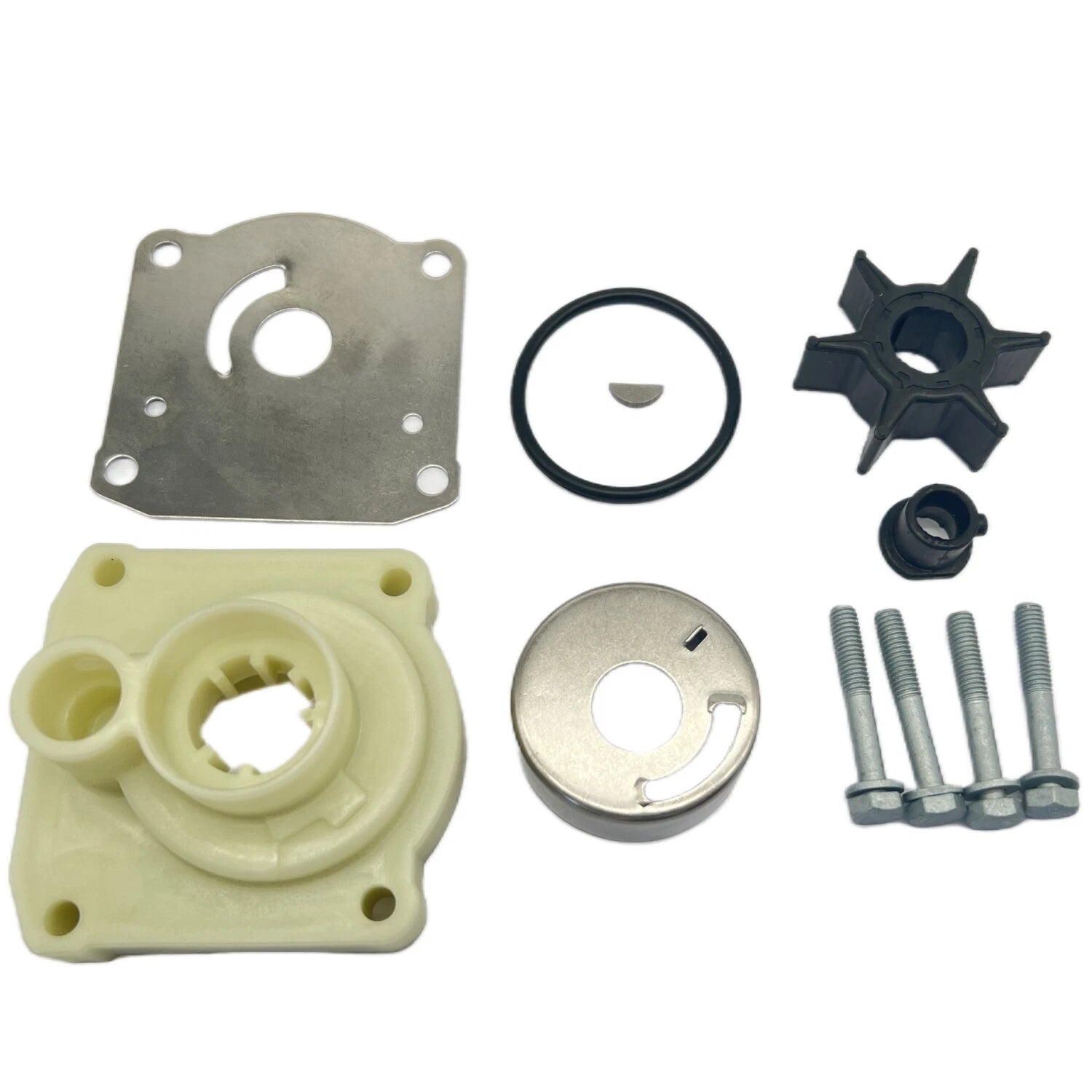 Water Pump Impeller Kit for Yamaha Outboard 2-Stroke 30hp & 4-Stroke 25hp (61N-W0078)