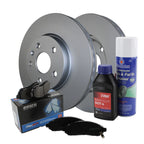 Front Brake Kit 321mm Rotors & Akebono Ceramic Pads for Chevy Camaro (2010–2015)