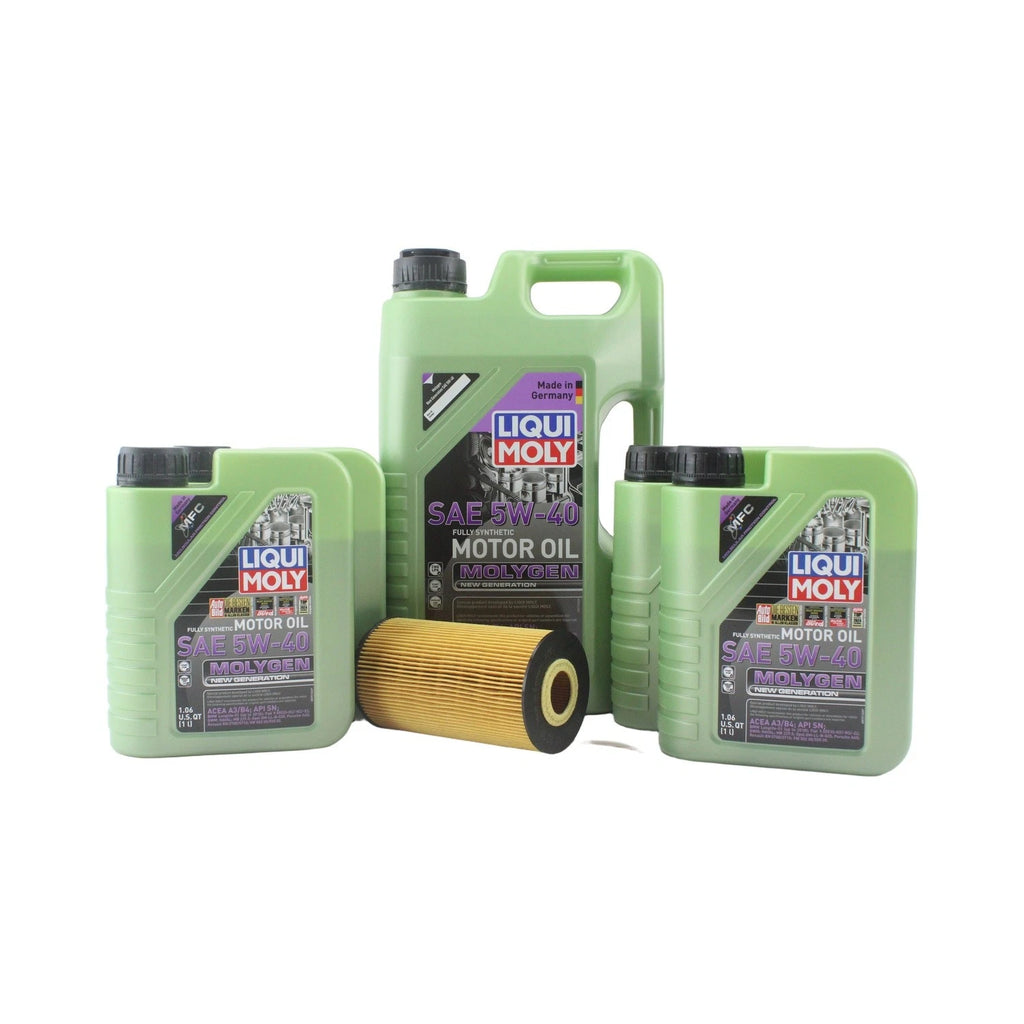 6L Liqui Moly Molygen 5W40 Oil Change Kit for Audi A8 Quattro (CEUA)