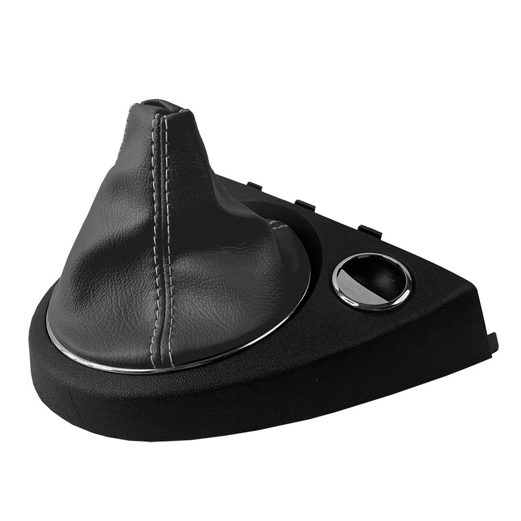 Manual Shift Boot for Fiat 500 Abarth (2012–2019) Gray PVC Leather