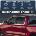 Front Driver Left Side Door Window Glass for Ram 1500 (2019–2026)