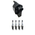 Ignition Coil & Denso Platinum Spark Plugs Kit for Stratus 2.4 L4 (1995–2006)