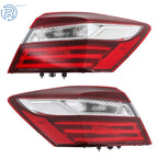 Set of 2 Red Tail Lights for Honda Accord (2016-2017)