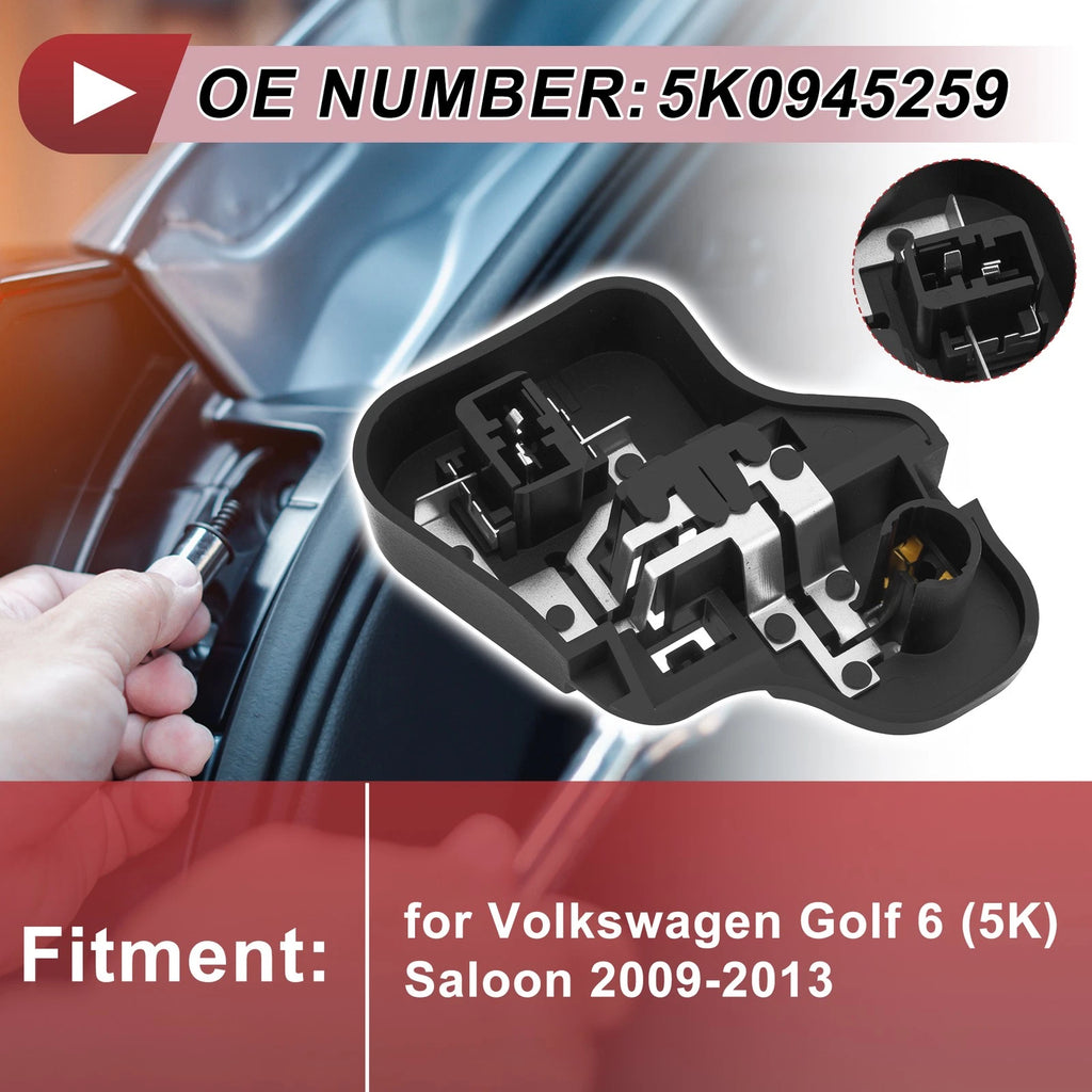 Left Taillight Socket for Volkswagen Golf 6 (2009–2013) 5K0945259