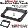 Drilling Template 1/2" Drill Bushing for Outboard Boat Motor