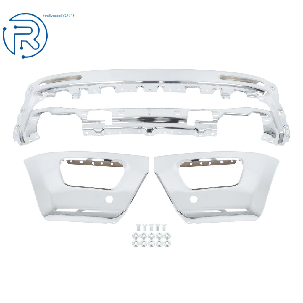 Chrome Front Bumper Face Bar for Ford Ranger (2019-2023)