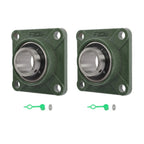 2PCS UCF209-28 Self-Aligning Bearing for (1-3/4" Bore)