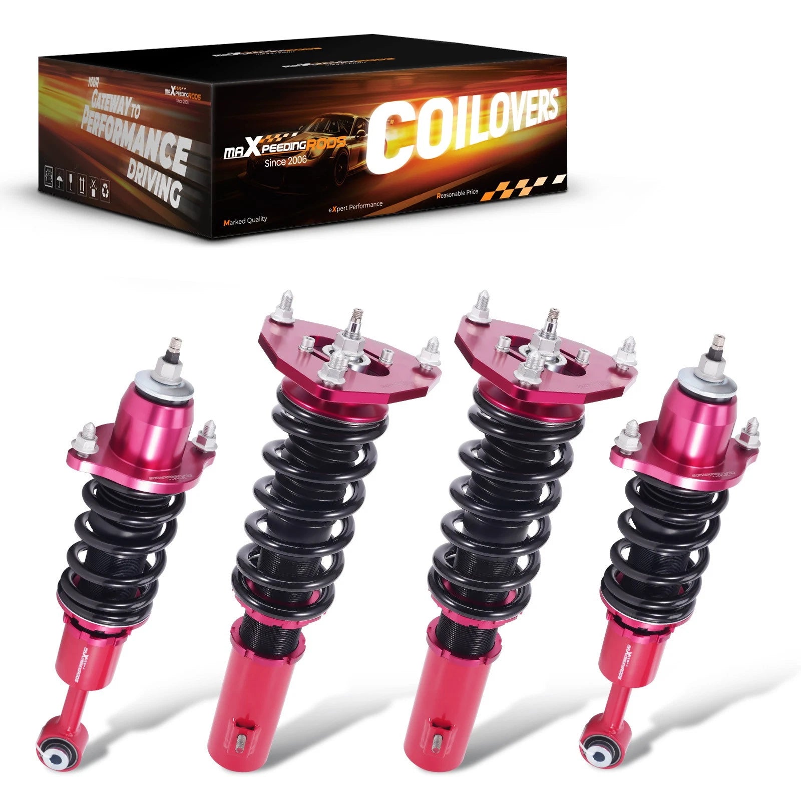 Coilover Struts Shocks Springs Kit for Mitsubishi Lancer FWD (2002–2006)