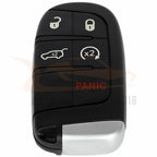 Keyless Key Fob Remote Case Shell for Jeep Grand Cherokee (2015–2021)