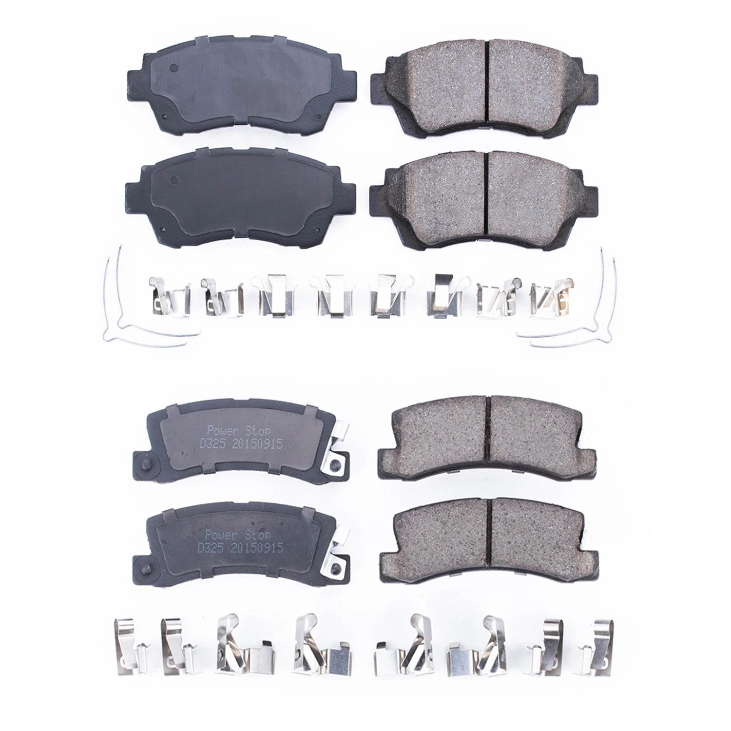 PowerStop Z17 Low-Dust Ceramic Disc Brake Pads Kit for Camry ES300 (1997–2001)