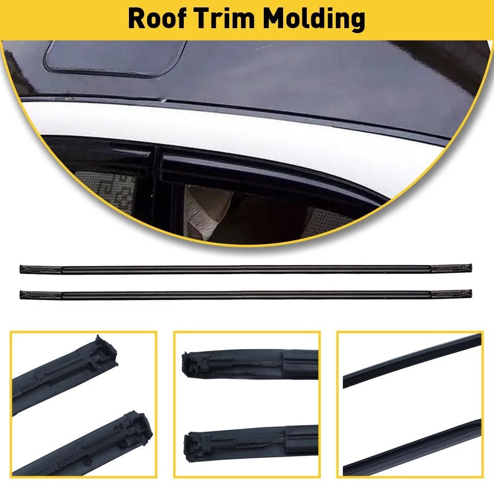 Roof Trim Molding Kit for Toyota Corolla CE Sedan (2003–2008)