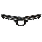 Front Upper Grille Replacement for Toyota Corolla (2017-2019) Black Plastic