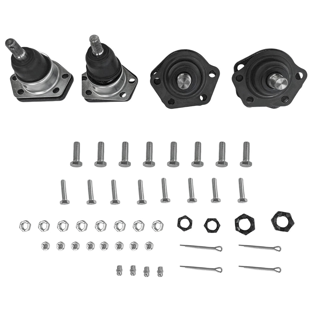Set of 4 Front Upper & Lower Ball Joints for Chevrolet S10 GMC Jimmy (1995–2005)