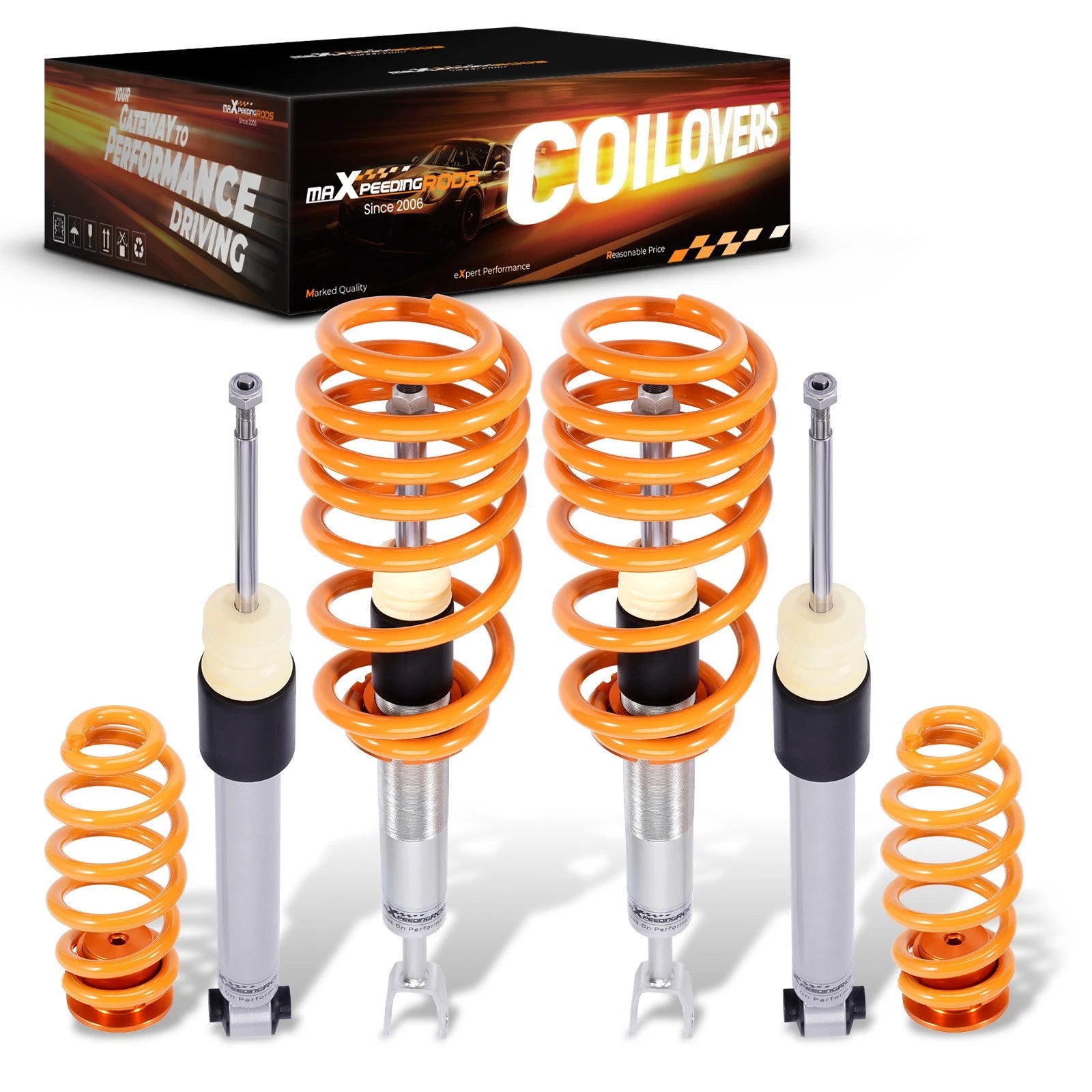 Adjustable Coilovers for Audi A4 B6/B7 (2002-2008)