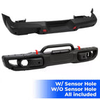 Front & Rear Bumper for Jeep Wrangler JL Gladiator (2018–2024) 10th Anniversary Style