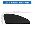 Car Window Cover for Mazda CX-30 (2019–2023) Net Black