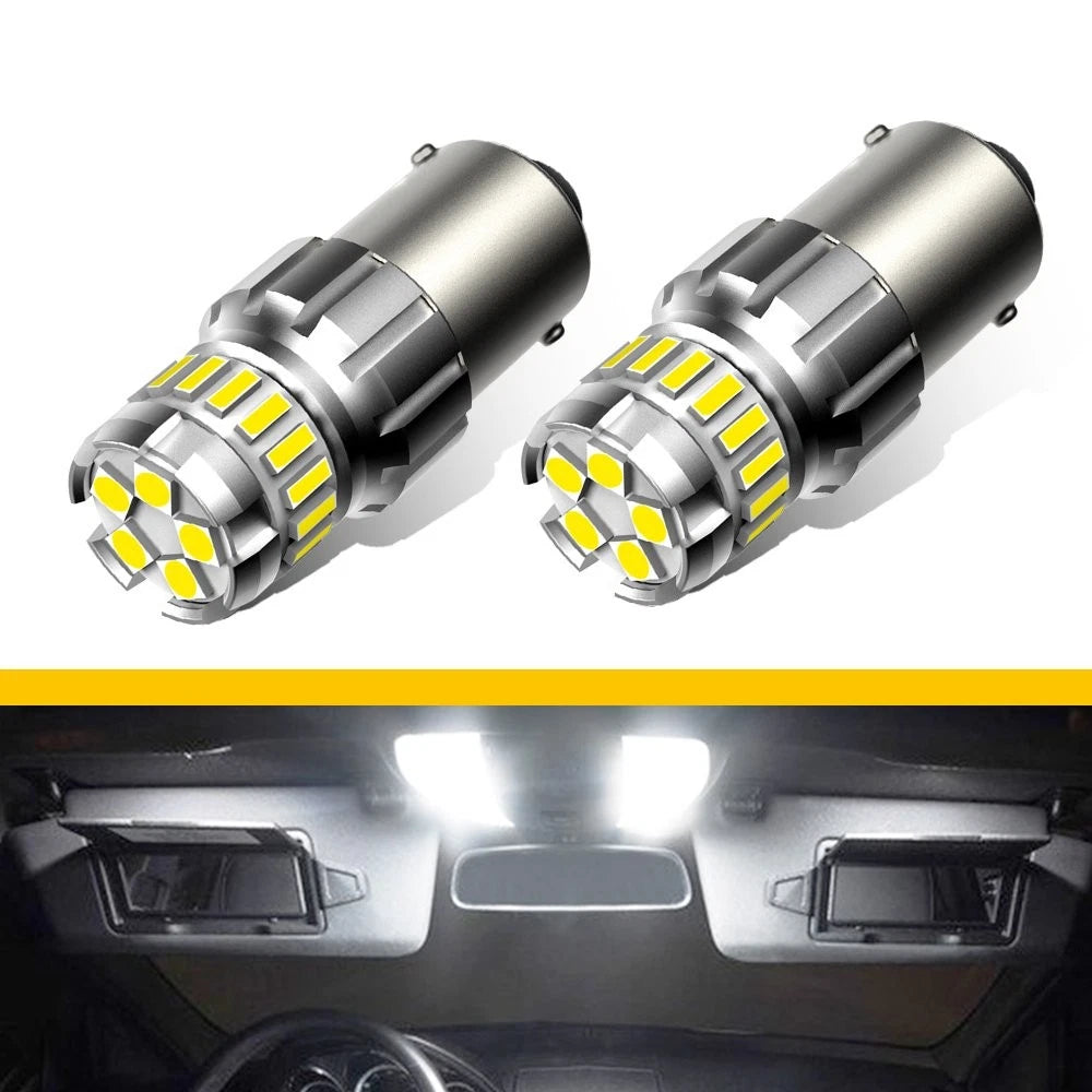 2Pcs 1156 LED Turn Signal Parking Light Bulbs for AUXITO (Error Free)