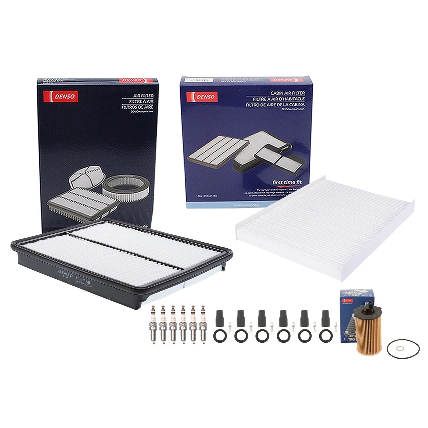 Tune Up Kit with NGK 6 Spark Plugs & Boots for Kia Sorento 2014