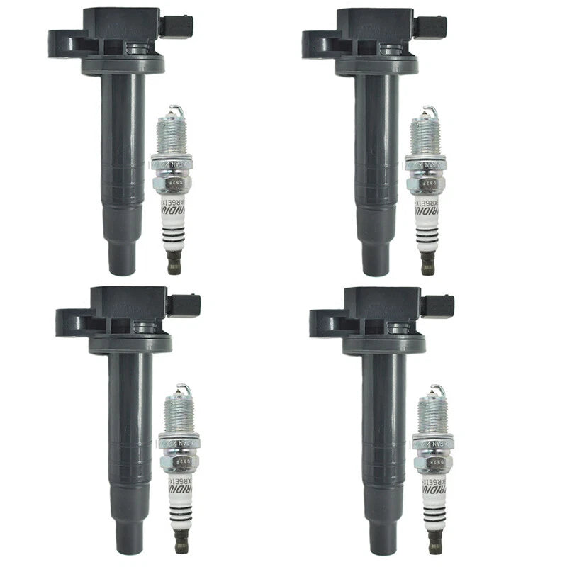 4X Ignition Coils + 4X Spark Plugs for Toyota Echo Prius (2000–2005) UF316