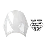 Windshield Deflector for Motorcycle Universal (Clear)