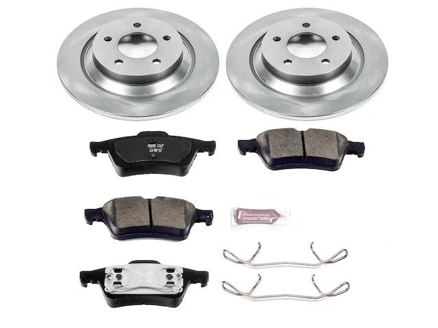 Rear Brake Pad and Rotor Kit for Mazda 5 (2006–2007) MS873CB