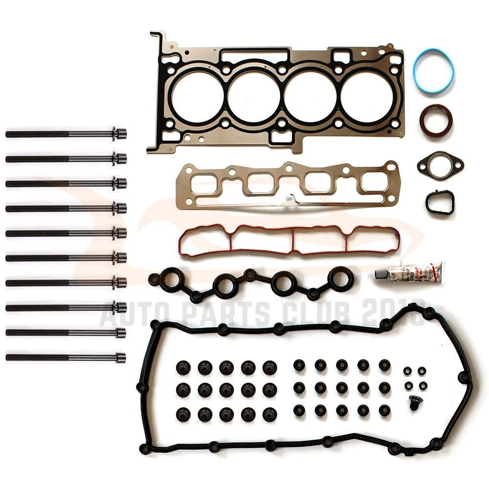 Set of 10 Cylinder Head Gasket Bolts for Chrysler Sebring Dodge Avenger (2008–2013)
