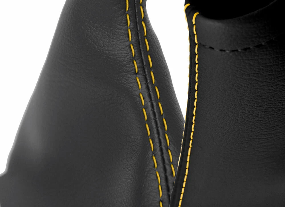 Manual & E Brake Boot Cover for Subaru BRZ Scion GRS Toyota (2013–2020) Yellow Stitch