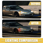 Set of 2 Rear LED Side Marker Lights for Chevy Corvette (10440721)