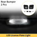 2X License Plate Light White for Dodge Ram 1500 2500 3500 (Smoked Lens)