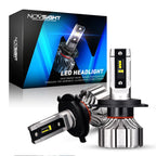 2X H4 9003 HB2 LED Headlight Bulbs for Universal Vehicles (6500K)