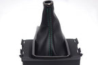 Manual Shift Boot for Honda Civic (2016–2020) Green Stitch Leather Synthetic