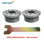 2X Screw Trim Cylinder & Seals for Yamaha 115-225HP Outboard (64E-43821-05/06)