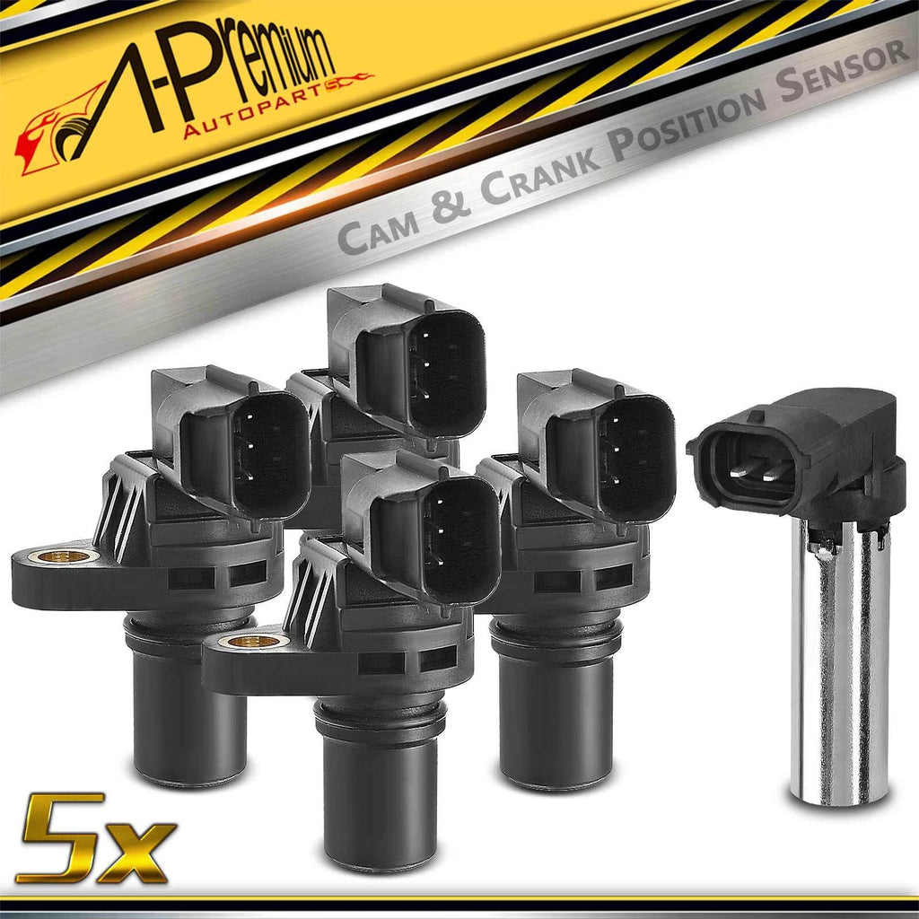 Crankshaft & 4X Camshaft Position Sensors for Subaru WRX STI (2016)