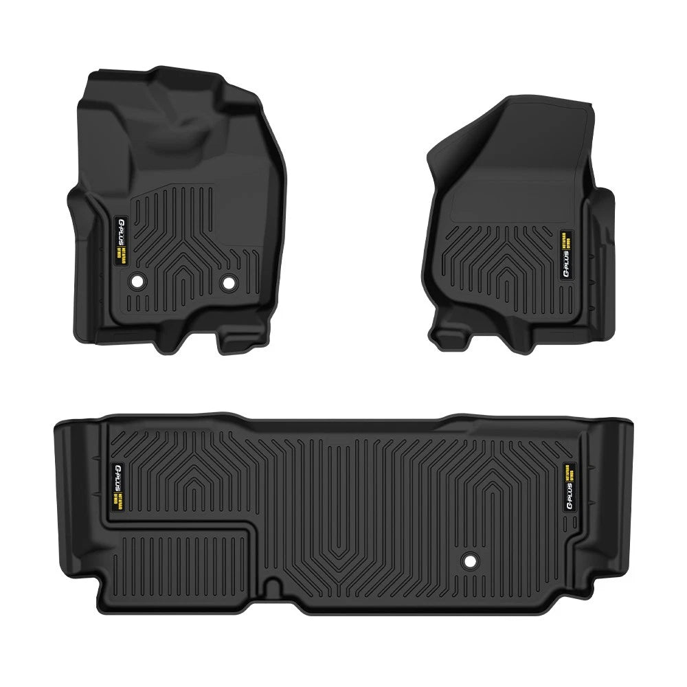 TPE Floor Mats for Ford F-250/F-350/F-450 SuperCrew/Crew Cab (2012–2016)