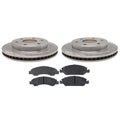 ACDelco Silver Front Brake Kit 304mm Disc Rotors Pads for GMC Sierra 1500 (2014–2023)