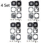 Set of 4 Carburetor Rebuild Kits for McCulloch SP40 PM 310 320 330 Zama RB-1