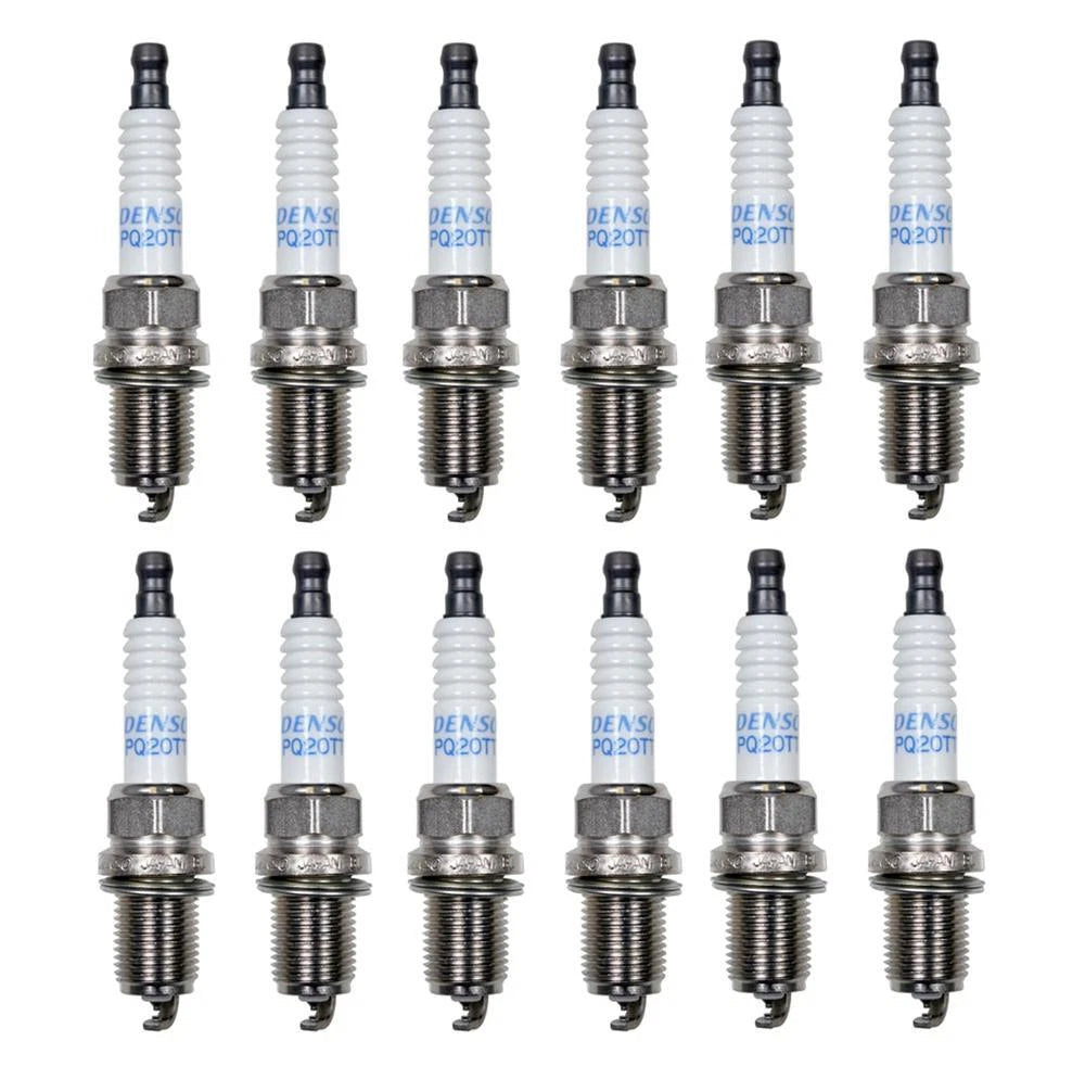 Set of 12 Denso Platinum TT Spark Plugs (Gap 0.040) for