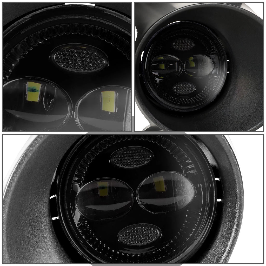 Fog Light Lamp Set for Ford F150 Lincoln Mark LT (2005–2008) Smoked Lens w/ Bezel + Switch