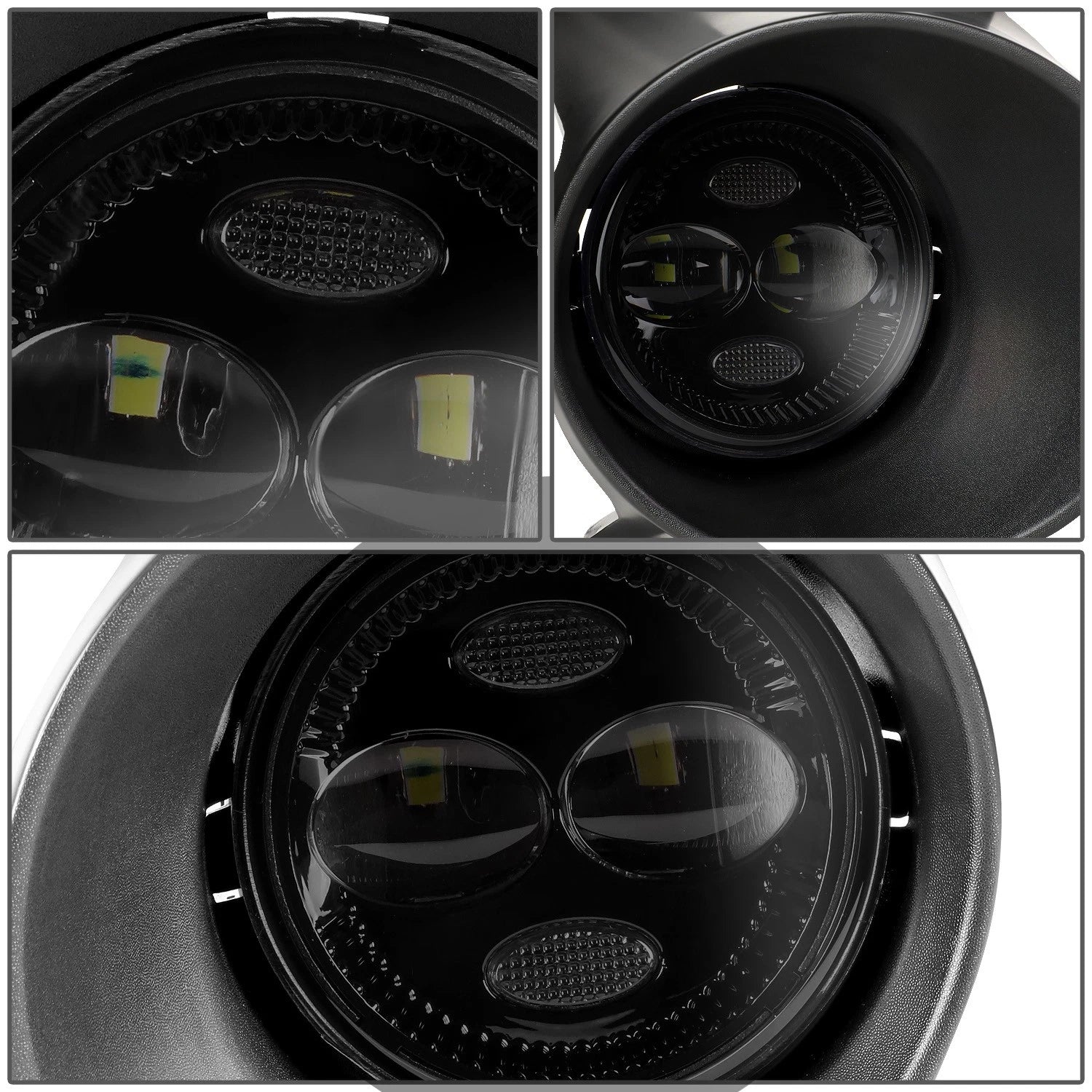 Fog Light Lamp Set for Ford F150 Lincoln Mark LT (2005–2008) Smoked Lens w/ Bezel + Switch