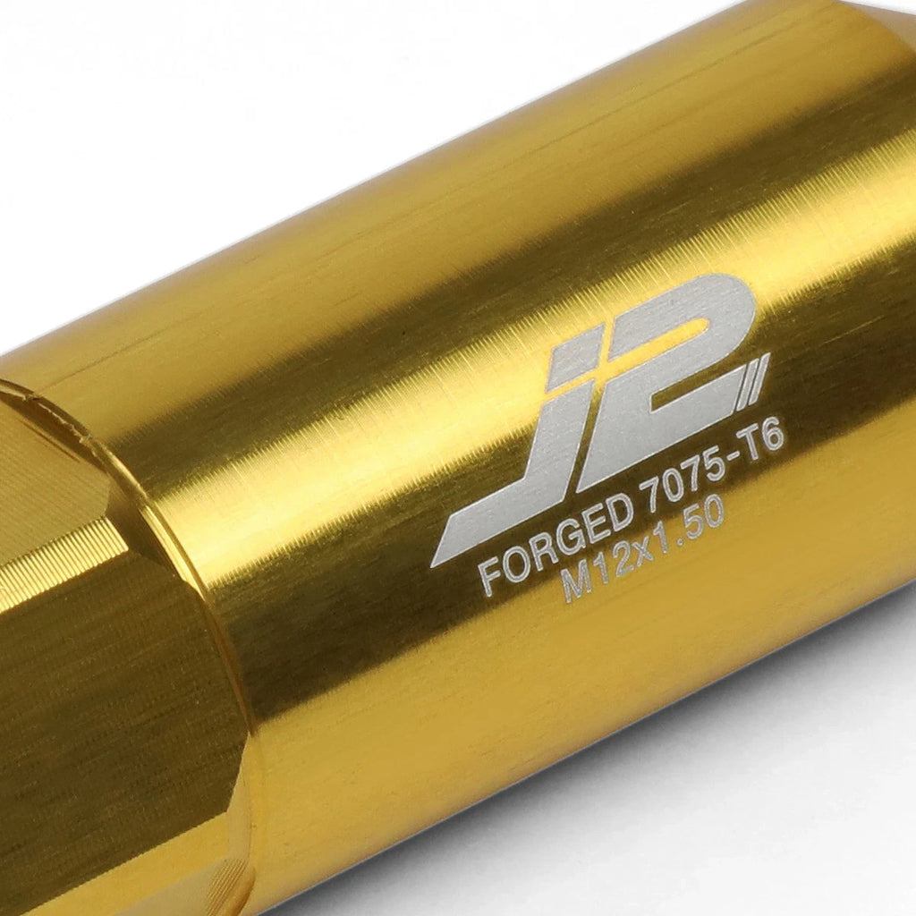 20Pcs J2 7075 Forged Aluminum M12x1.5 Open-End Lug Nut Set for