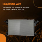 Radiator for Chevrolet Volt (2011–2015) Cadillac ELR (2014–2016) GM3010545 13271