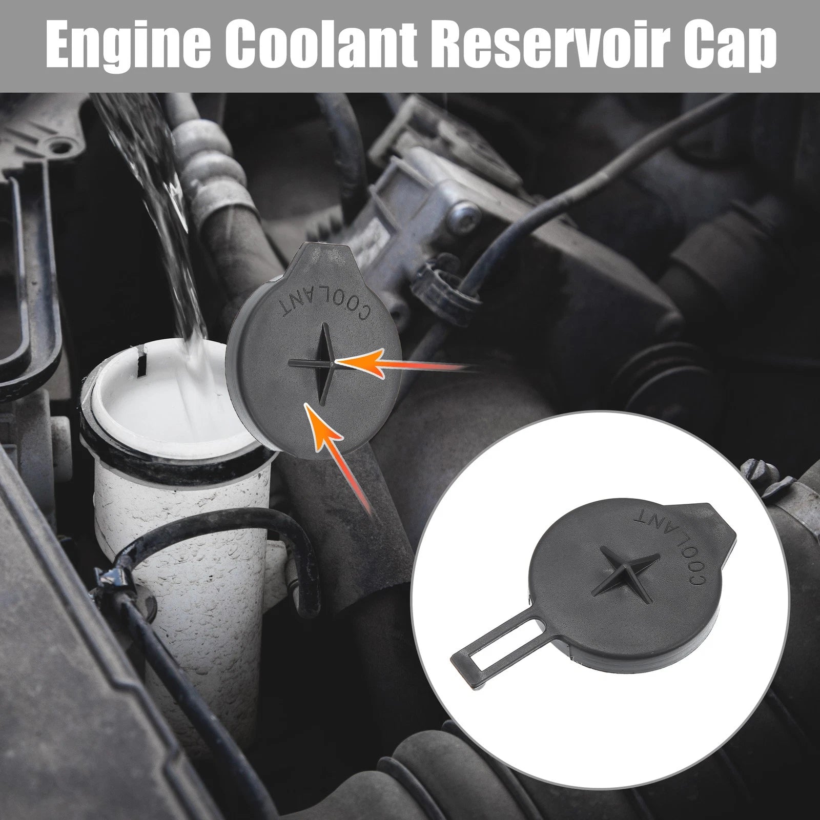 Engine Coolant Reservoir Cap No.16471-23030 for Toyota Aygo 1.0 (2005–2014)