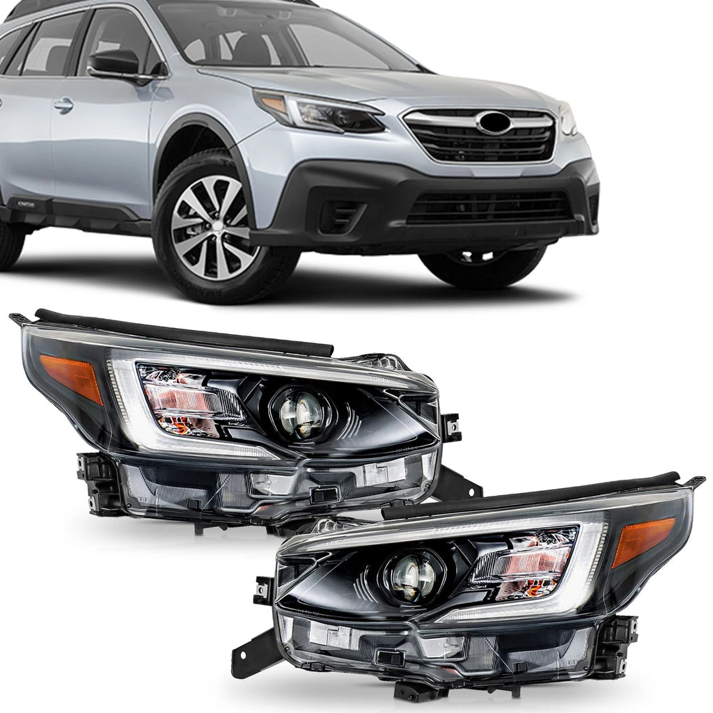Set of 2 LED Headlights for Subaru Legacy & Outback (2020–2020)