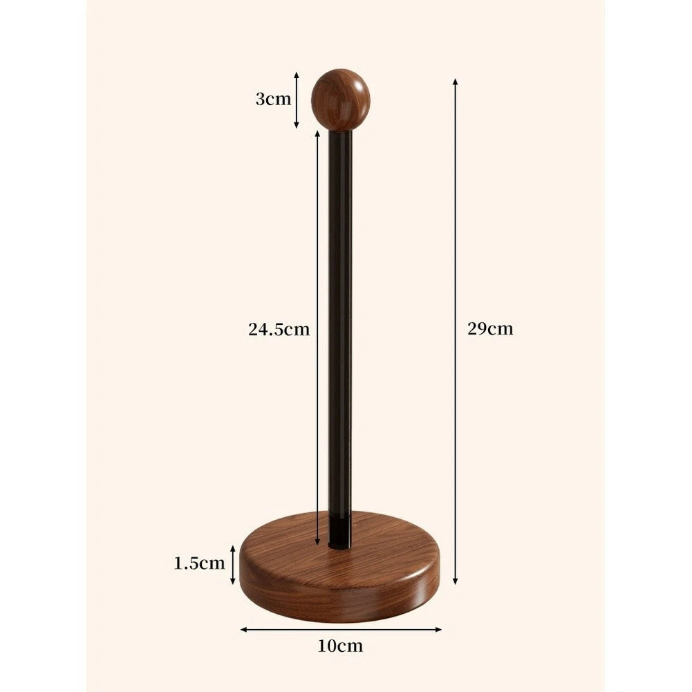 Wooden Hair Accessory Display Rack with Acrylic Section for Ties Scrunchies