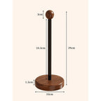 Wooden Hair Accessory Display Rack with Acrylic Section for Ties Scrunchies