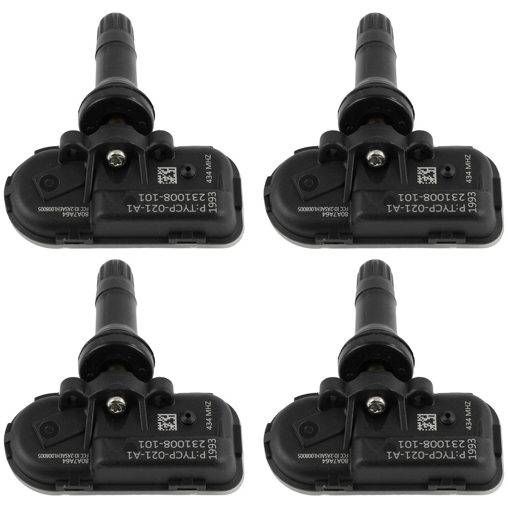 Set of 4 TPMS Tire Pressure Sensors for Jeep Ram 1500-3500 (2014–2018) 68249197AA